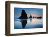 Beach near Bandon, Oregon, USA-null-Framed Premium Giclee Print