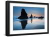 Beach near Bandon, Oregon, USA-null-Framed Art Print