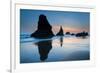 Beach near Bandon, Oregon, USA-null-Framed Art Print