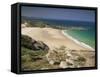 Beach Near Cap Frehel, Emerald Coast, Brittany, France-Michael Busselle-Framed Stretched Canvas