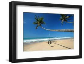 Beach near Galle, Sri Lanka-Sakis Papadopoulos-Framed Photographic Print