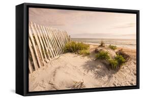 Beach Near Kitty Hawk, Outer Banks, North Carolina, United States of America, North America-Michael DeFreitas-Framed Stretched Canvas
