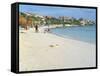 Beach Near Las Perlas, Cancun, Quintana Roo, Yucatan, Mexico, North America-Adina Tovy-Framed Stretched Canvas