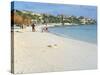 Beach Near Las Perlas, Cancun, Quintana Roo, Yucatan, Mexico, North America-Adina Tovy-Stretched Canvas