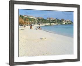 Beach Near Las Perlas, Cancun, Quintana Roo, Yucatan, Mexico, North America-Adina Tovy-Framed Photographic Print