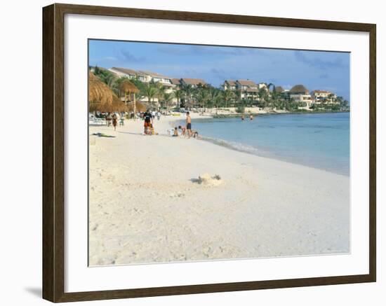 Beach Near Las Perlas, Cancun, Quintana Roo, Yucatan, Mexico, North America-Adina Tovy-Framed Photographic Print