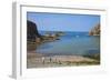 Beach Near Lower Solva, Pembrokeshire, Wales, United Kingdom, Europe-Billy Stock-Framed Photographic Print