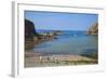 Beach Near Lower Solva, Pembrokeshire, Wales, United Kingdom, Europe-Billy Stock-Framed Photographic Print