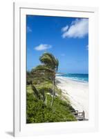 Beach near Nippers Bar, Great Guana Cay, Abaco Islands, Bahamas, West Indies, Central America-Jane Sweeney-Framed Photographic Print