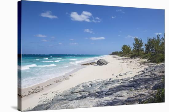 Beach near Nippers Bar, Great Guana Cay, Abaco Islands, Bahamas, West Indies, Central America-Jane Sweeney-Stretched Canvas