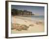 Beach Near Propriano, Corsica, France, Mediterranean-Michael Busselle-Framed Photographic Print