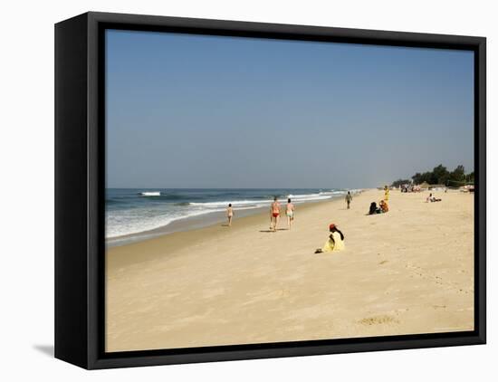 Beach Near the Leela Hotel, Mobor, Goa, India-R H Productions-Framed Stretched Canvas