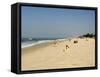 Beach Near the Leela Hotel, Mobor, Goa, India-R H Productions-Framed Stretched Canvas