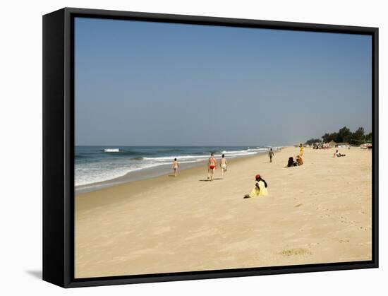 Beach Near the Leela Hotel, Mobor, Goa, India-R H Productions-Framed Stretched Canvas