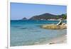 Beach near Town, Ajaccio, Corsica, France-Massimo Borchi-Framed Photographic Print