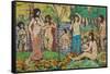 Beach No. 3, c.1913-Maurice Brazil Prendergast-Framed Stretched Canvas