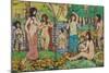 Beach No. 3, c.1913-Maurice Brazil Prendergast-Mounted Giclee Print