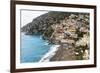 Beach of a Hillside Town, Positano, Italy-George Oze-Framed Photographic Print