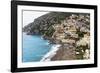 Beach of a Hillside Town, Positano, Italy-George Oze-Framed Photographic Print