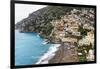 Beach of a Hillside Town, Positano, Italy-George Oze-Framed Photographic Print