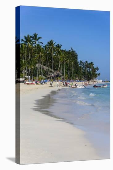 Beach of Bavaro, Punta Cana, Dominican Republic, West Indies, Caribbean, Central America-Michael-Stretched Canvas