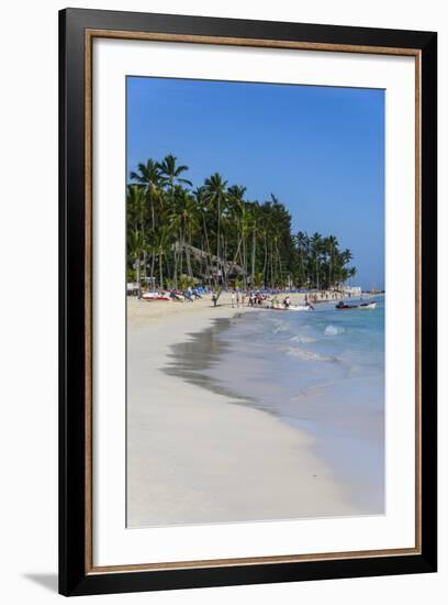 Beach of Bavaro, Punta Cana, Dominican Republic, West Indies, Caribbean, Central America-Michael-Framed Photographic Print