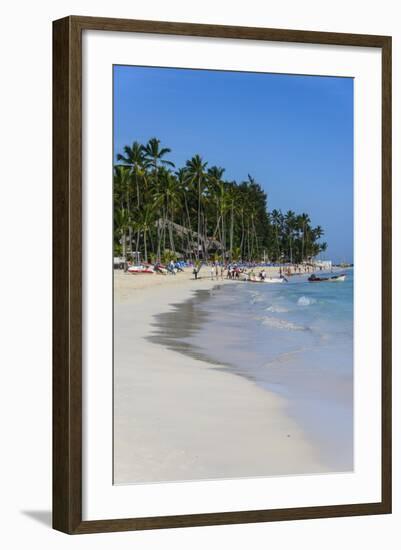 Beach of Bavaro, Punta Cana, Dominican Republic, West Indies, Caribbean, Central America-Michael-Framed Photographic Print