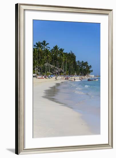 Beach of Bavaro, Punta Cana, Dominican Republic, West Indies, Caribbean, Central America-Michael-Framed Photographic Print