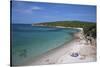 Beach of Cala Portese on Caprera Island, La Maddalena Archipelago, Sardinia, Italy-null-Stretched Canvas