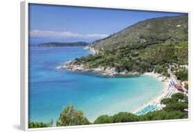 Beach of Cavoli, Island of Elba, Livorno Province, Tuscany, Italy-Markus Lange-Framed Photographic Print