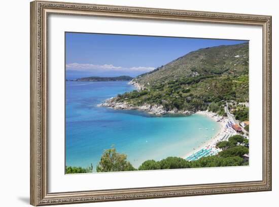 Beach of Cavoli, Island of Elba, Livorno Province, Tuscany, Italy-Markus Lange-Framed Photographic Print