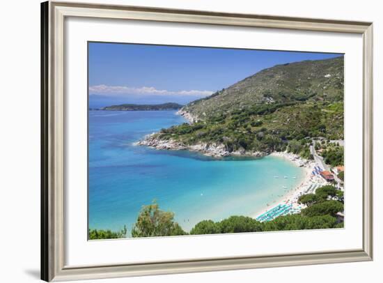 Beach of Cavoli, Island of Elba, Livorno Province, Tuscany, Italy-Markus Lange-Framed Photographic Print