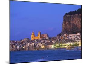 Beach of Cefalu, Sicily, Italy-Katja Kreder-Mounted Photographic Print