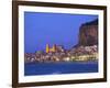 Beach of Cefalu, Sicily, Italy-Katja Kreder-Framed Photographic Print