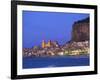 Beach of Cefalu, Sicily, Italy-Katja Kreder-Framed Photographic Print