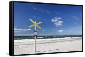 Beach of Kampen, Sylt, North Frisian Islands, Nordfriesland, Schleswig Holstein, Germany, Europe-Markus Lange-Framed Stretched Canvas
