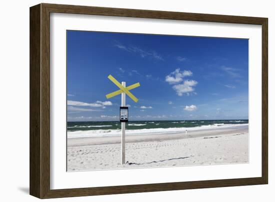 Beach of Kampen, Sylt, North Frisian Islands, Nordfriesland, Schleswig Holstein, Germany, Europe-Markus Lange-Framed Photographic Print