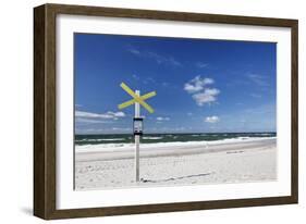 Beach of Kampen, Sylt, North Frisian Islands, Nordfriesland, Schleswig Holstein, Germany, Europe-Markus Lange-Framed Photographic Print