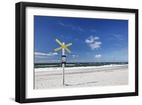 Beach of Kampen, Sylt, North Frisian Islands, Nordfriesland, Schleswig Holstein, Germany, Europe-Markus Lange-Framed Photographic Print