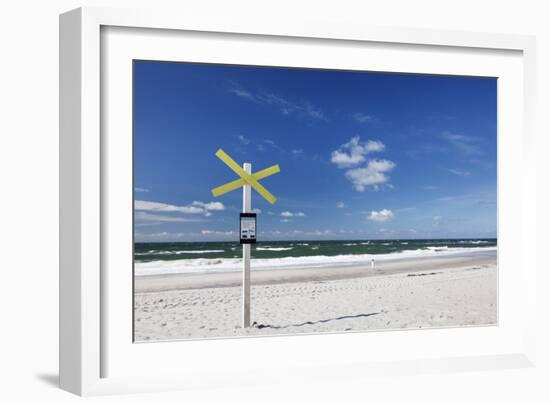 Beach of Kampen, Sylt, North Frisian Islands, Nordfriesland, Schleswig Holstein, Germany, Europe-Markus Lange-Framed Photographic Print