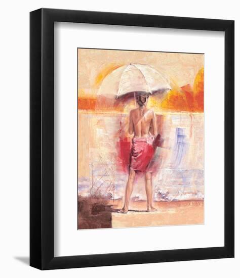 Beach of my Dreams-Talantbek Chekirov-Framed Art Print