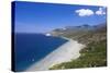 Beach of Nonza, Corsica, France, Mediterranean, Europe-Markus Lange-Stretched Canvas