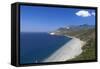 Beach of Nonza, Corsica, France, Mediterranean, Europe-Markus Lange-Framed Stretched Canvas