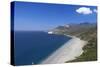 Beach of Nonza, Corsica, France, Mediterranean, Europe-Markus Lange-Stretched Canvas