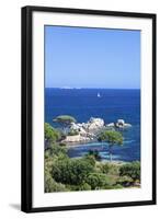 Beach of Palombaggia, Corsica, France, Mediterranean, Europe-Markus Lange-Framed Photographic Print