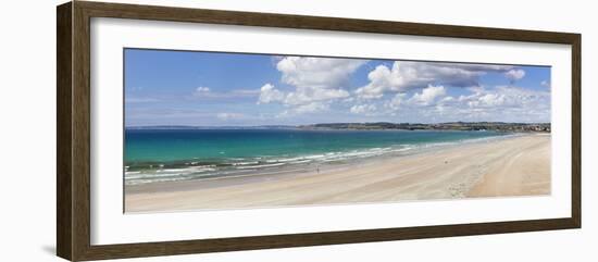 Beach of Pentrez Plage, Finistere, Brittany, France, Europe-Markus Lange-Framed Photographic Print