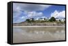 Beach of Pentrez Plage, Finistere, Brittany, France, Europe-Markus Lange-Framed Stretched Canvas