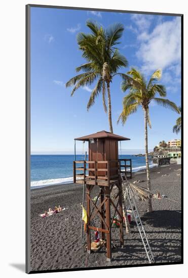 Beach of Puerto Naos, La Palma, Canary Islands, Spain, Europe-Gerhard Wild-Mounted Photographic Print