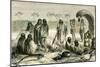 Beach of River Quillabamba 1869 Santa-Ana Peru-null-Mounted Giclee Print