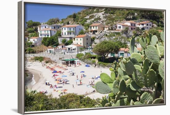 Beach of Seccheto, Island of Elba, Livorno Province, Tuscany, Italy-Markus Lange-Framed Photographic Print